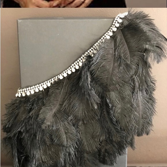 JLUXLABEL Cropped Feather Top - Picture 8 of 8